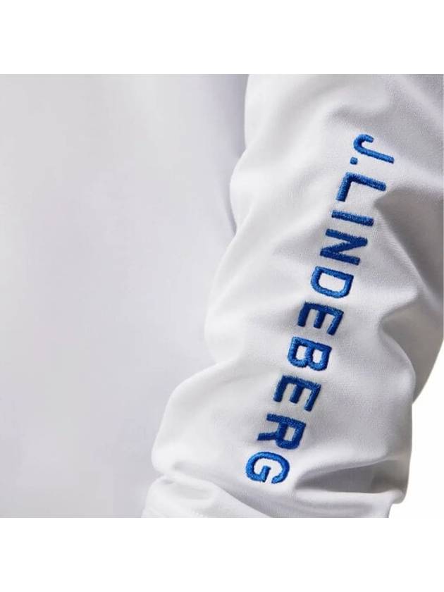 Men's Tour Tech Long Sleeve Polo Shirt White - J.LINDEBERG - BALAAN 4