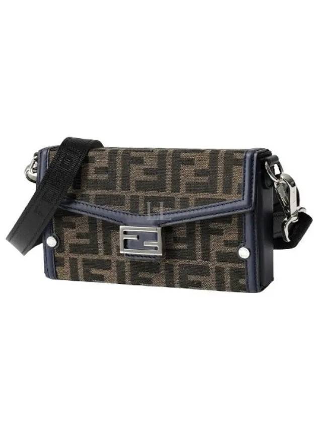 Baguette Soft Trunk Phone Pouch Cross Bag Brown - FENDI - BALAAN 2