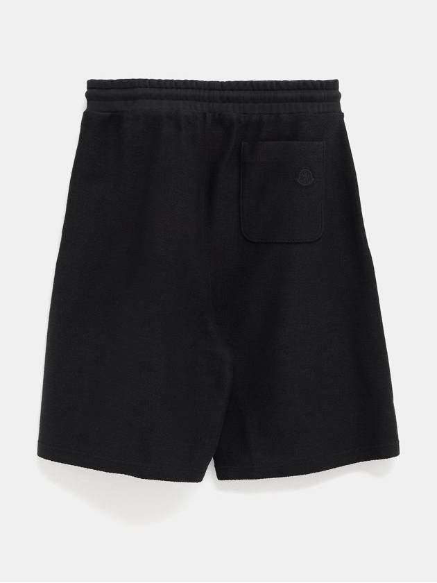 embossed logo track shorts black - MONCLER - BALAAN 3