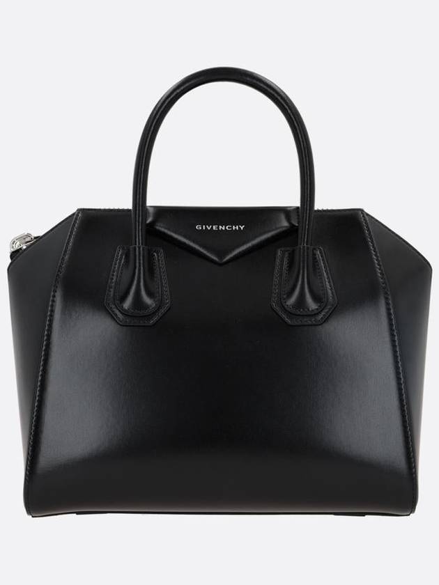 Antigona Leather Small Tote Bag Black - GIVENCHY - BALAAN 2