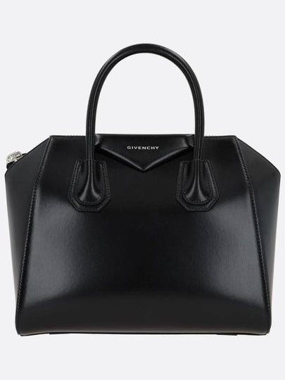 Antigona Leather Small Tote Bag Black - GIVENCHY - BALAAN 2