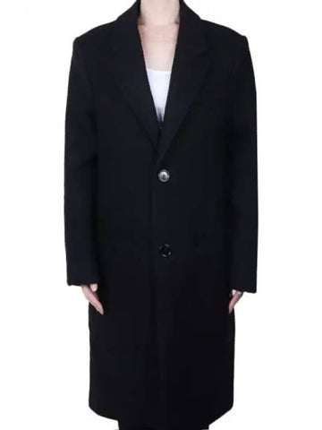 Women s Two Button Wool Coat Black FCO005 WV0020 001 271666 1119582 - AMI - BALAAN 1