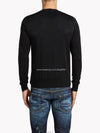 Men's Maple Cotton Knit Black Knit Top 74HA0651 - DSQUARED2 - BALAAN 10