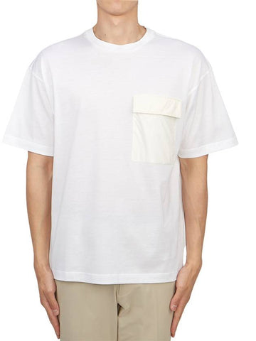 Men's Short Sleeve T-Shirt JG000190U 52016 1000 - HERNO - BALAAN 1