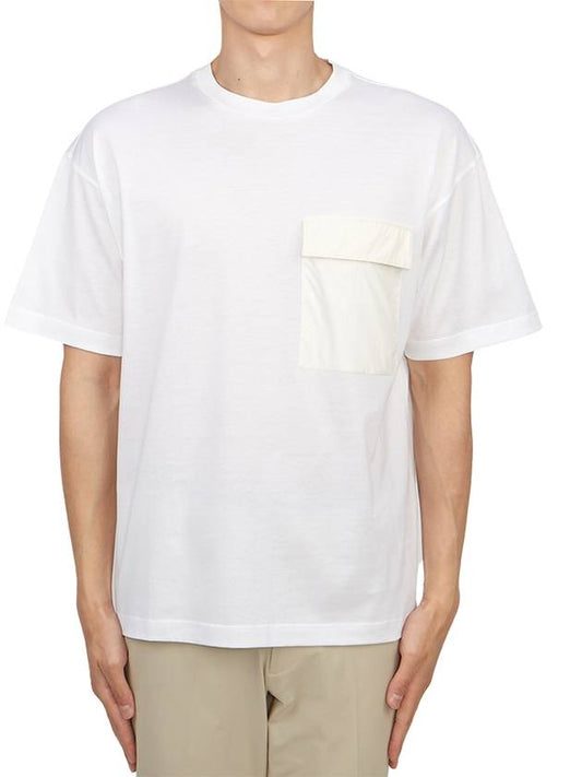 Men's Short Sleeve T-Shirt JG000190U 52016 1000 - HERNO - BALAAN 1