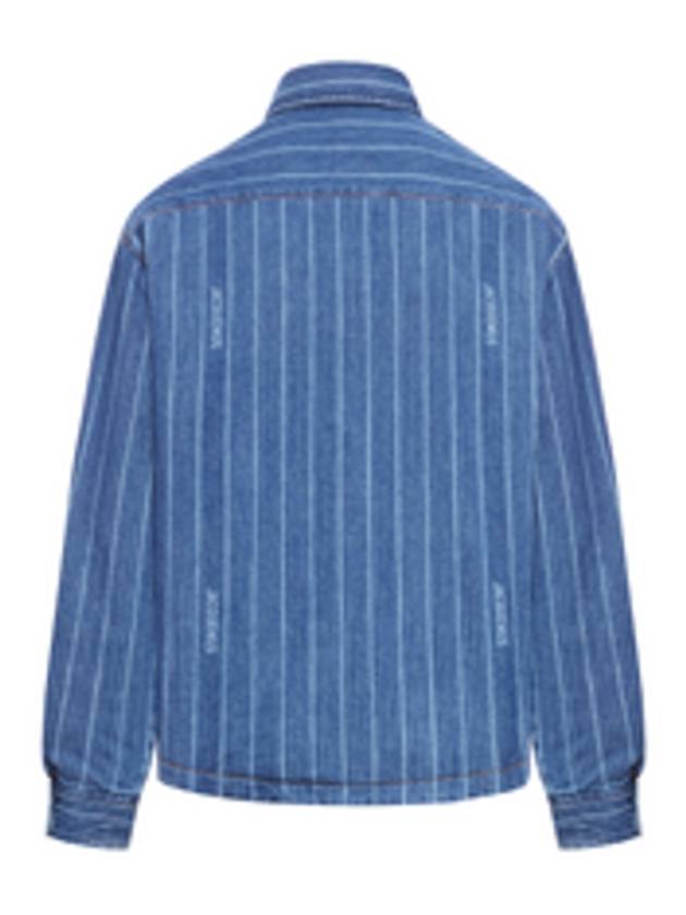 La Chemise Boulanger Long Sleeve Shirt Blue Stripes - JACQUEMUS - BALAAN 3