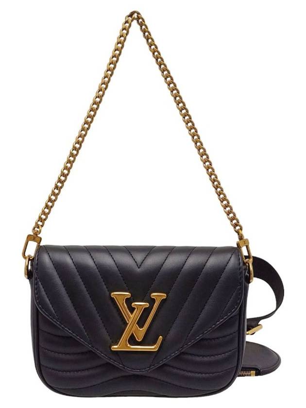 Women s M56461 Black Leather New Wave Multi Pochette Shoulder Crossbody Bag - LOUIS VUITTON - BALAAN 5