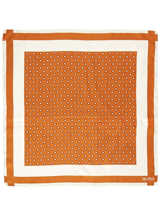 Orel Silk Scarf Orange - MAX MARA - BALAAN 6