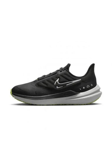 Air Winflo 9 Shield Low Top Sneakers Black - NIKE - BALAAN 1