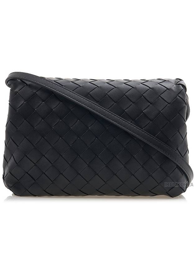 Intrecciato Cross Bag Black - BOTTEGA VENETA - BALAAN 4