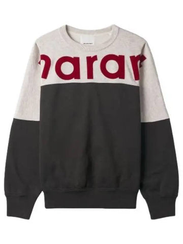 Howley Sweatshirt Black Red - ISABEL MARANT - BALAAN 1