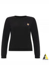 Fox Head Patch Regular Sweatshirt Black - MAISON KITSUNE - BALAAN 2