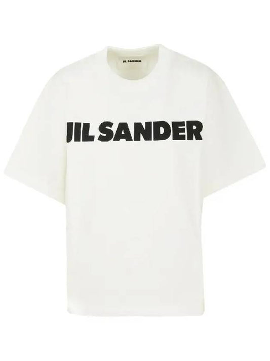 Logo T-Shirt Porcelain - JIL SANDER - BALAAN 2