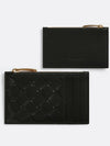 Intrecciato Zipper Card Wallet Black - BOTTEGA VENETA - BALAAN 2