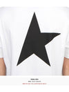 Star Collection Logo Short Sleeve T-Shirt White - GOLDEN GOOSE - BALAAN 10