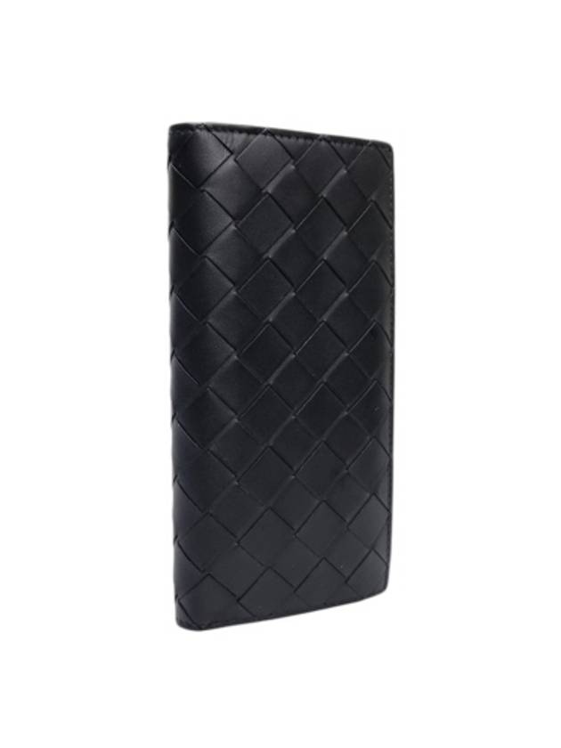 676593 Black Intrecciato Long Wallet - BOTTEGA VENETA - BALAAN 2