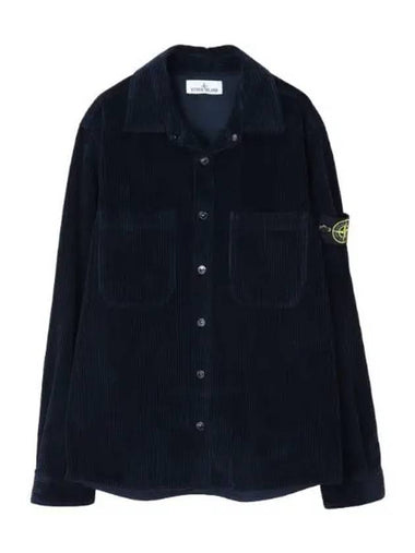 Corduroy overshirt regular fit - STONE ISLAND - BALAAN 1