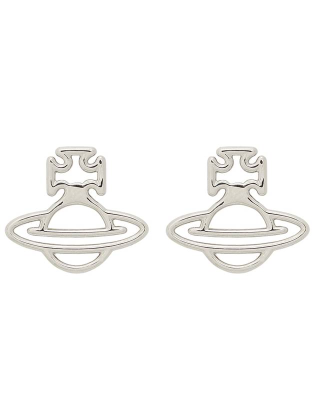 Perlar Brass Earrings Platinum - VIVIENNE WESTWOOD - BALAAN 2