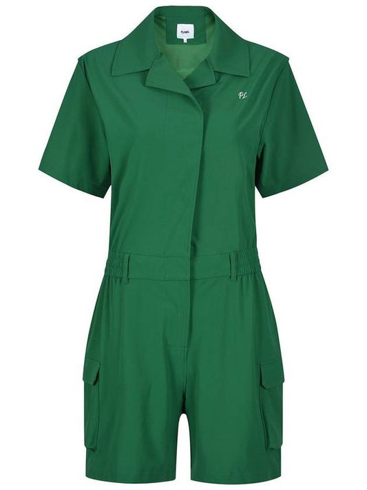 24S Shirt collar half jumpsuit MW4MO801 - P_LABEL - BALAAN 1