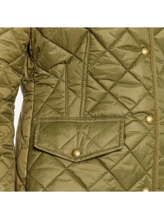 Pony Quilted Single Coat Khaki - POLO RALPH LAUREN - BALAAN 5