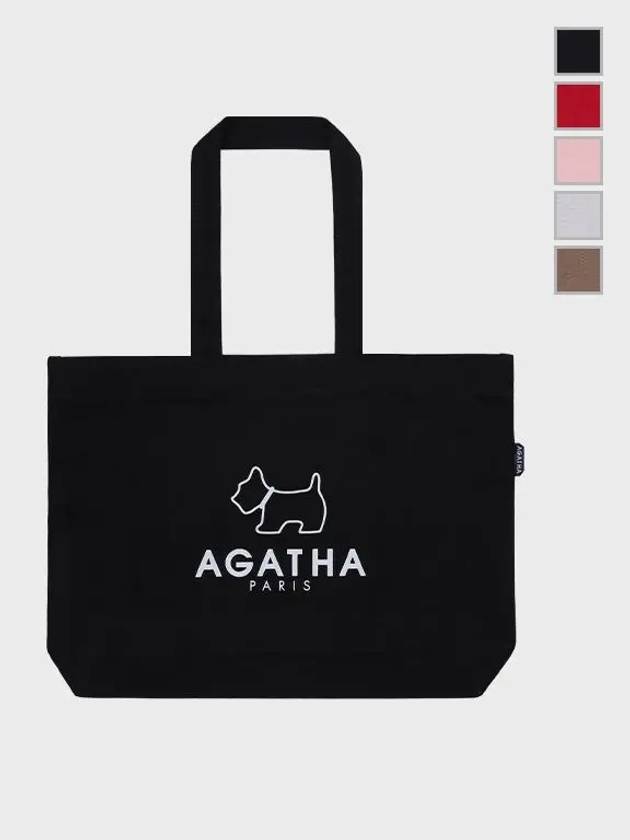 Canvas Shopper ECCO Bag AGT211 537 - AGATHA APPAREL - BALAAN 5