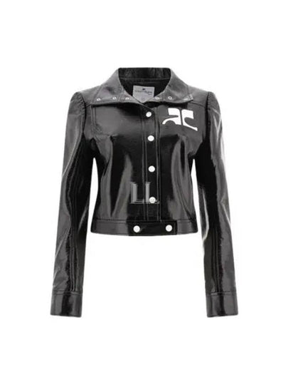 Reedition Vinyl Jacket Black - COURREGES - BALAAN 2