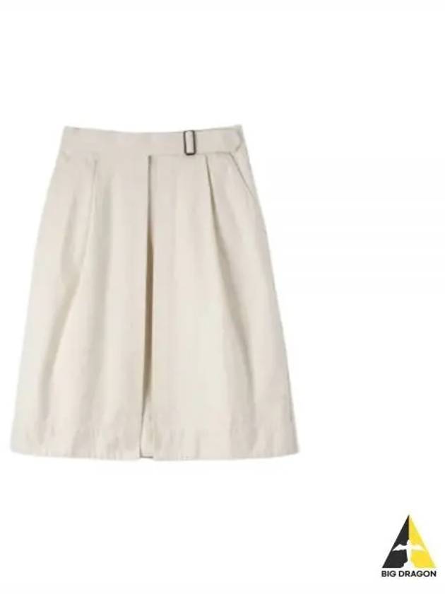 Cotton Kinch Waist A Line Skirt Off White - MARGARET HOWELL - BALAAN 2