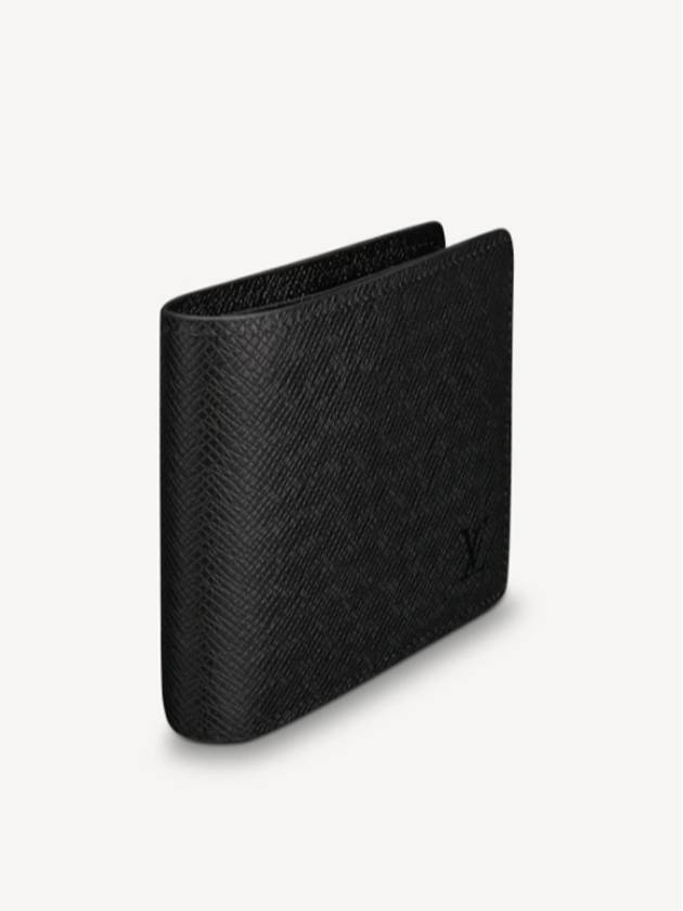 Slender Wallet Taiga Black - LOUIS VUITTON - BALAAN 3