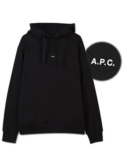 Larry Small Logo Hoodie Black - A.P.C. - BALAAN 2