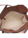 Mini Two-Tone Canvas And Leather Pocket Bag Natural Malt Brown - BURBERRY - BALAAN 7