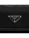 Triangle Logo Re-Nylon Saffiano Leather Cross Bag Black - PRADA - BALAAN 10