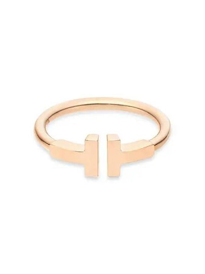 T Wire 18K Ring Rose Gold - TIFFANY & CO. - BALAAN 2