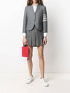 Plain Weave Suiting Classic 4 Bar Jacket Medium Grey - THOM BROWNE - BALAAN 6