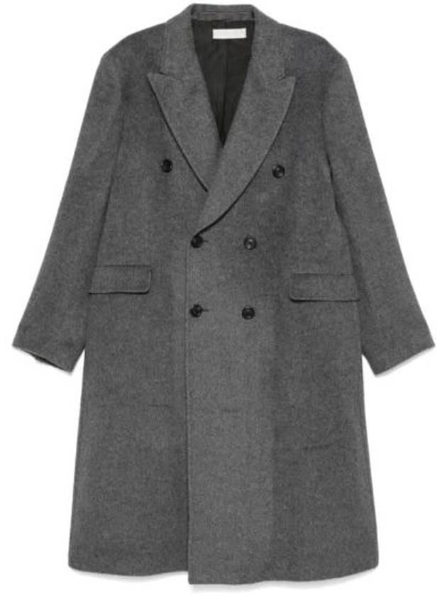 Whale Hairy Mohair Double Coat Grey - OUR LEGACY - BALAAN 1