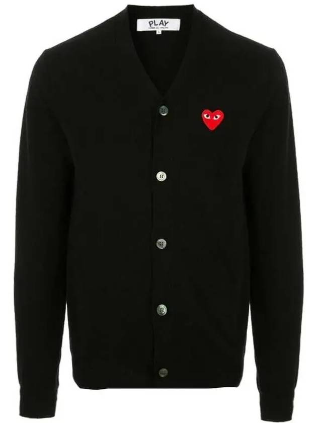 24SS Red Waffen V-neck Cardigan Black AZ N008 051 1 Other 1007760 - COMME DES GARCONS - BALAAN 1