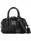 Matelasse Nappa Leather Tote Bag Black - MIU MIU - BALAAN 1