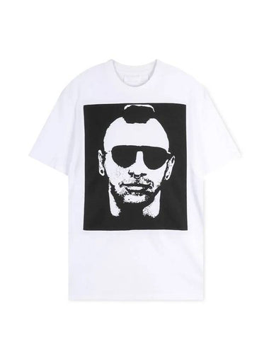 Men's Mohican Gangster Short Sleeve T-Shirt White - NEIL BARRETT - BALAAN 1