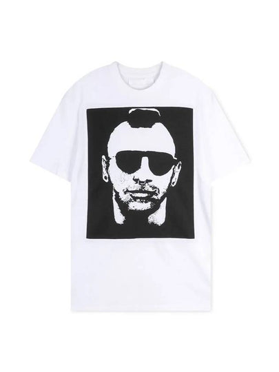 Men's Mohican Gangster Short Sleeve T-Shirt White - NEIL BARRETT - BALAAN 2