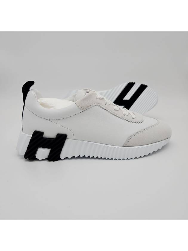 Bouncing Low Top Sneakers Blanc - HERMES - BALAAN 4