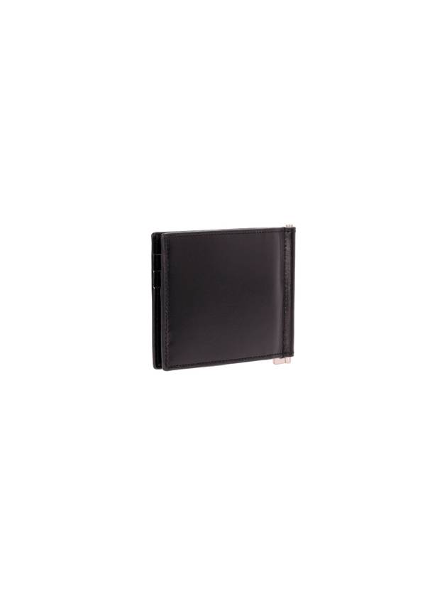 Monogram Money Clip Half Wallet Black - SAINT LAURENT - BALAAN 3