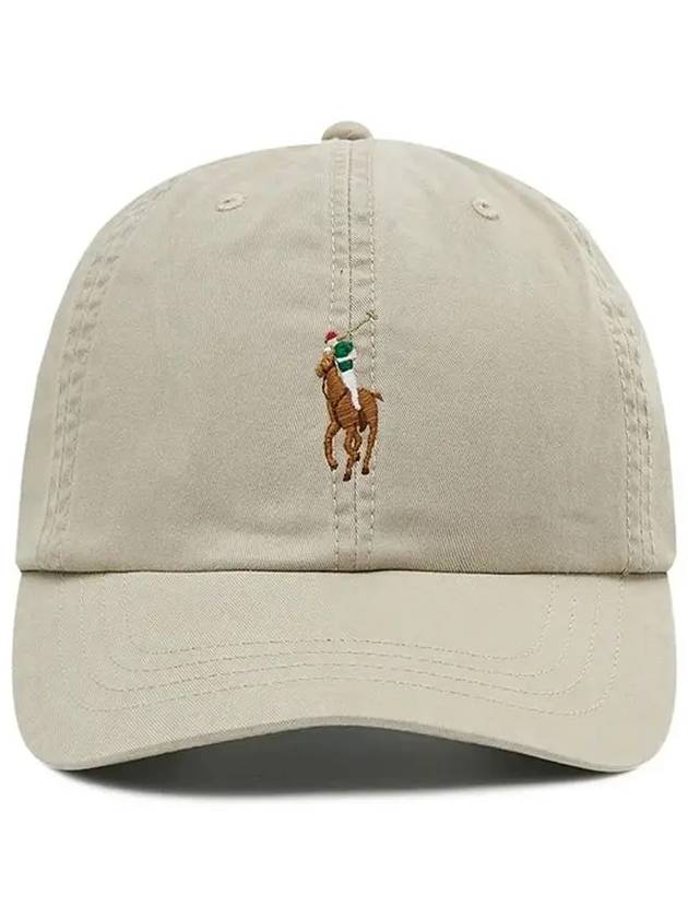 Pony Logo Classic Sport Ball Cap Beige - POLO RALPH LAUREN - BALAAN 5