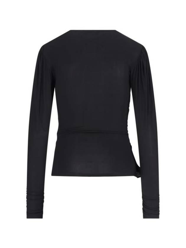 Long Sleeve T Shirt TD7802999 Black - PALOMA WOOL - BALAAN 2