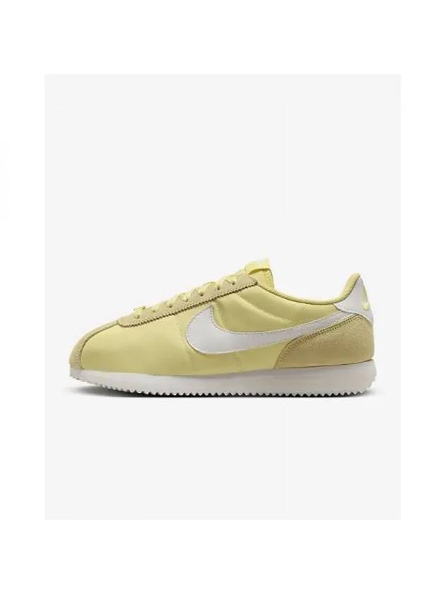 Cortez TXT Low Top Sneaker Yellow - NIKE - BALAAN 1