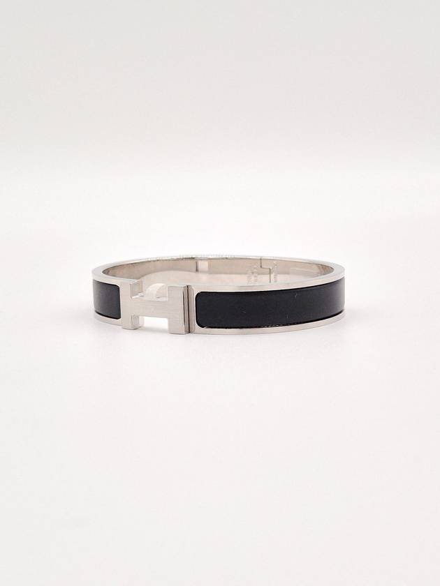 Click Ache HH Palladium Matte Bracelet Noir - HERMES - BALAAN 2