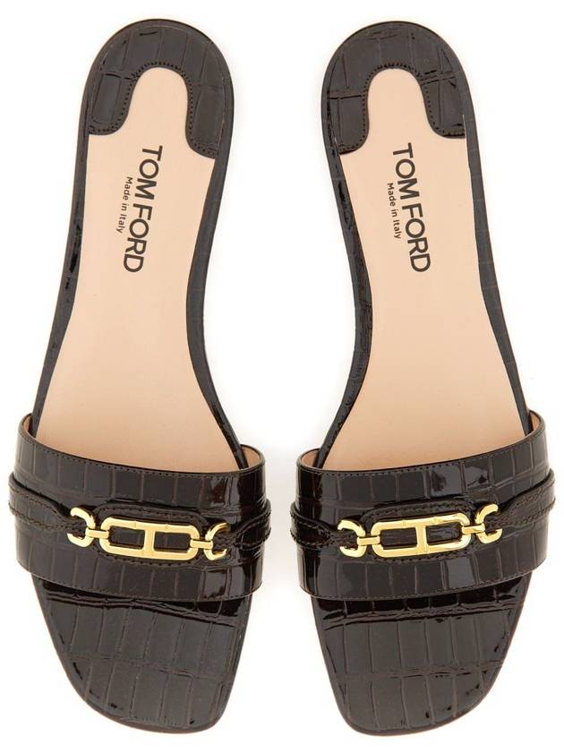 Tom Ford Slide Sandal - TOM FORD - BALAAN 4