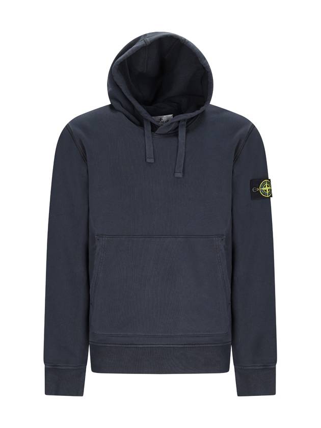 JERSEY SWEATSHIRT WITH LOGO BADGE - STONE ISLAND - BALAAN 1