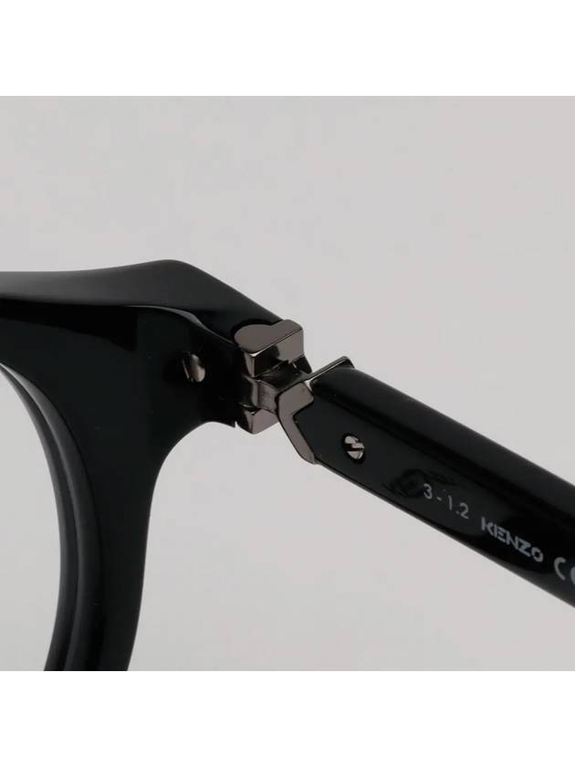 Glasses frame KZ50125I 001 men women horn rim round - KENZO - BALAAN 6