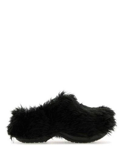 Fake Fur Mule Black - BALENCIAGA - BALAAN 2