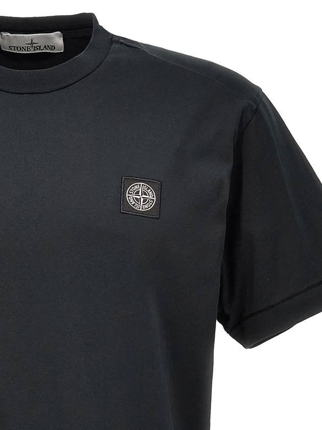 Stone Island Logo Badge T-Shirt - STONE ISLAND - BALAAN 3