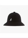 K3451 BLACK Casual Wool Bucket Hat - KANGOL - BALAAN 3